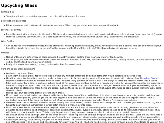 upcyclingglass screenshot