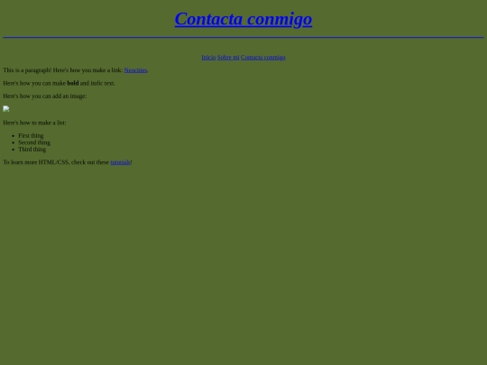 contact screenshot