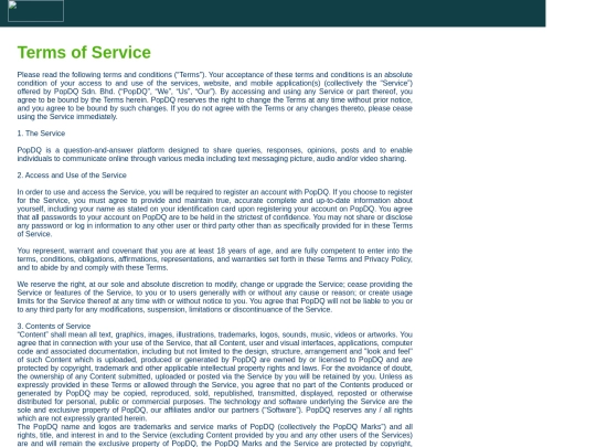 popdq/terms-conditions screenshot