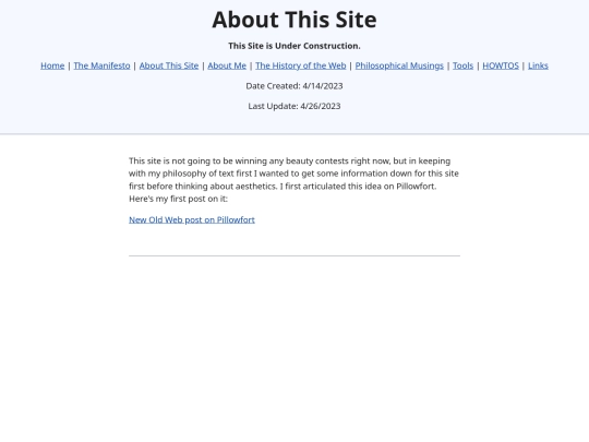 aboutsite screenshot