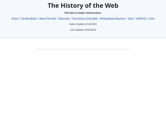 history screenshot
