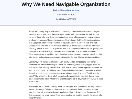 philosophy/4_organization/NavigableOrganization screenshot
