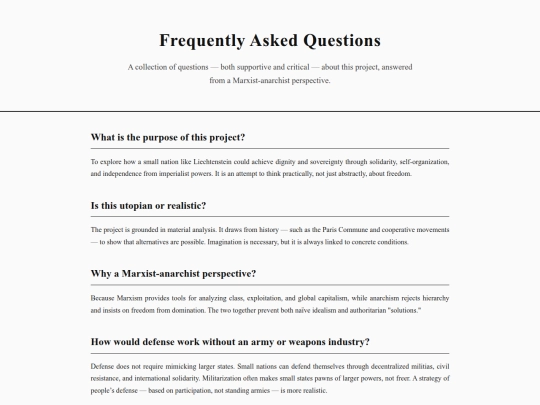 faq screenshot