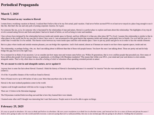 periodical screenshot