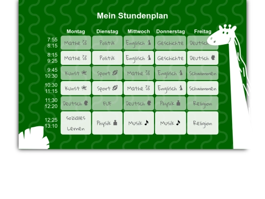stundenplan screenshot