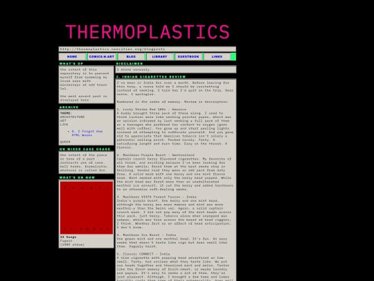 blogposts screenshot