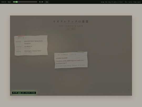sketches/key-and-hours screenshot