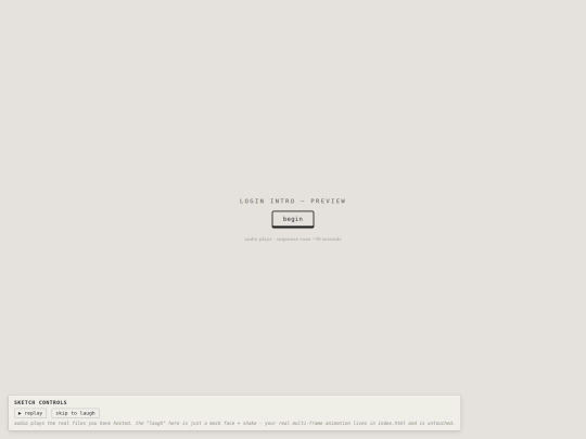 sketches/login-intro screenshot