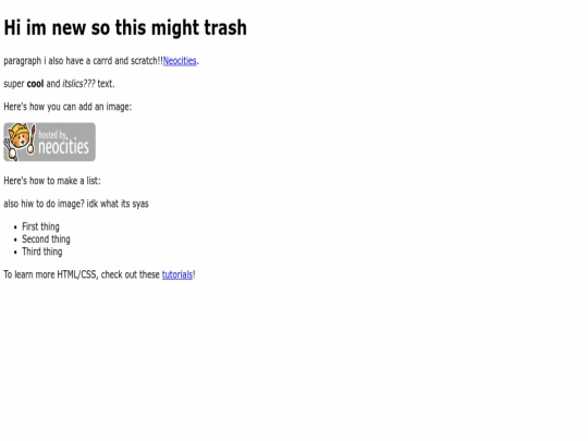 index screenshot