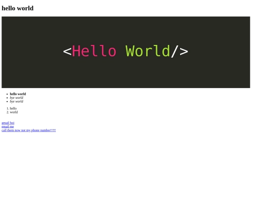 test screenshot