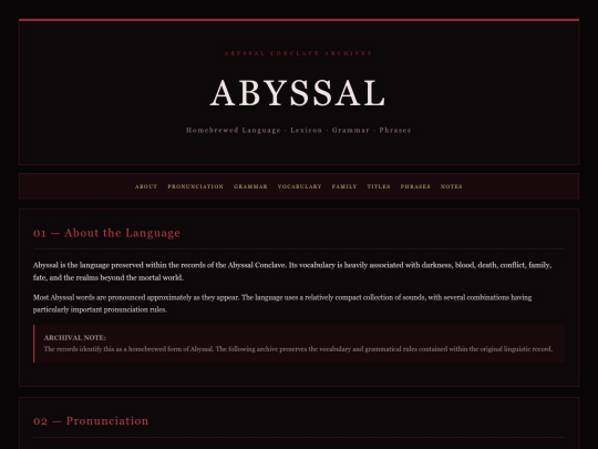 language screenshot