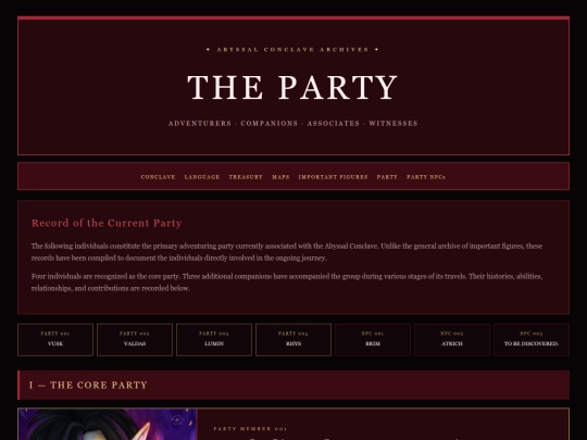 party screenshot