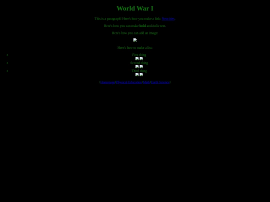 WWI screenshot
