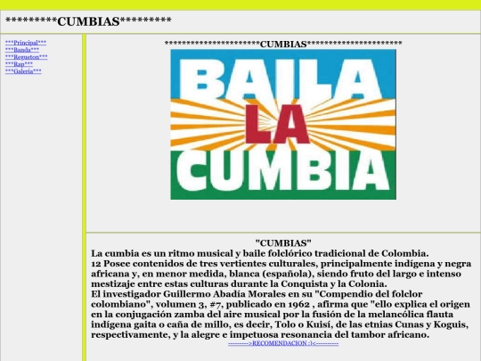 musica/cumbia screenshot