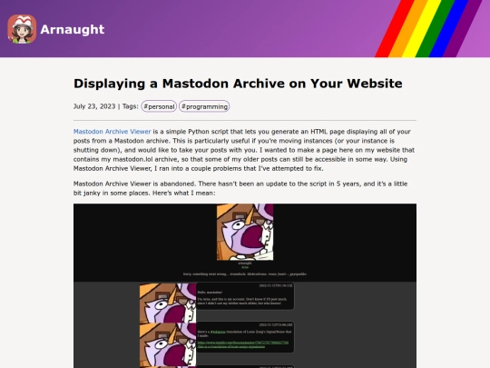 blog/2023/07/23/mastodon-archive-on-website screenshot