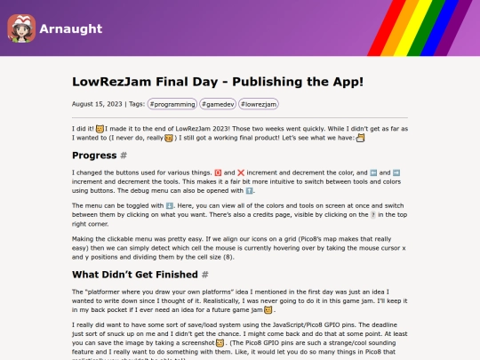 blog/2023/08/15/lowrezjam-final screenshot