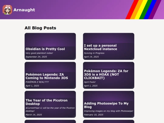 blog screenshot