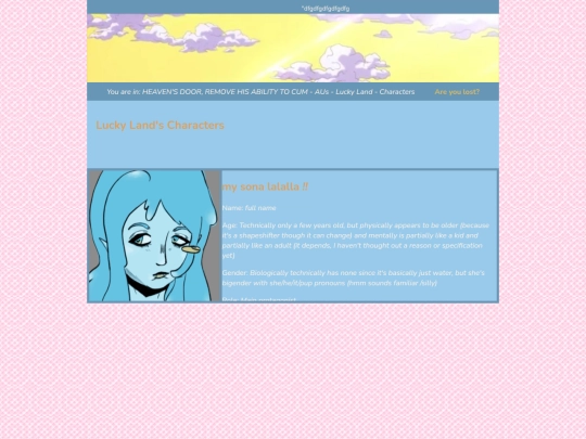 pageflip/heavensdoor/aus/luckyland/characters screenshot
