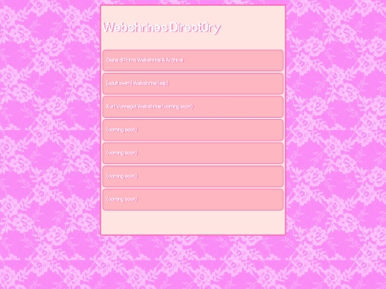 webshrines screenshot