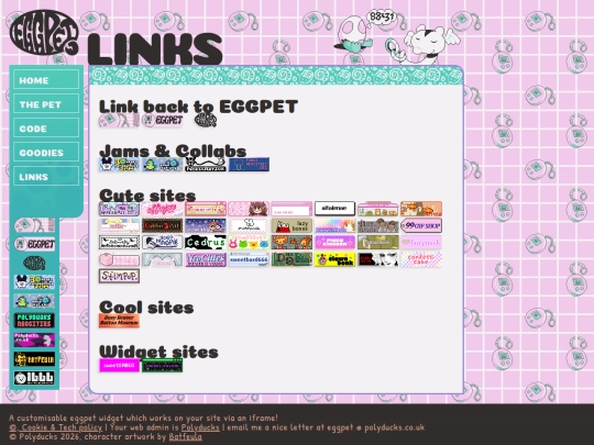 links screenshot