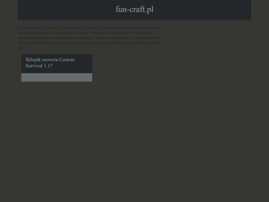 custsurv screenshot