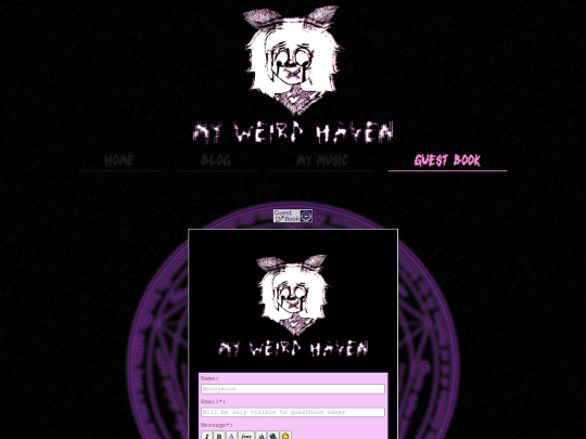 guest-book screenshot