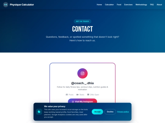 contact screenshot