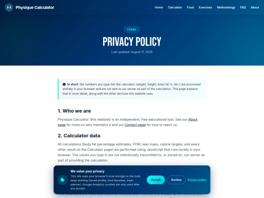 privacy-policy screenshot