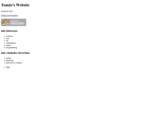 index screenshot