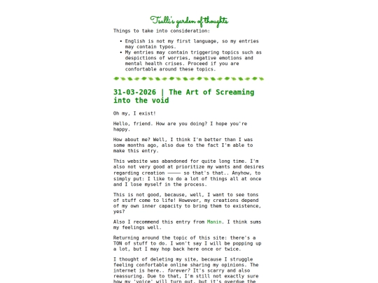 ramblings screenshot