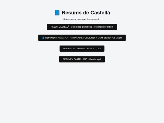 Castellà screenshot