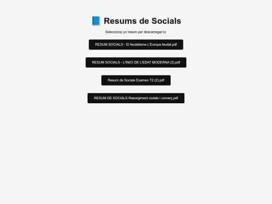 Socials screenshot