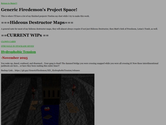 Projects screenshot
