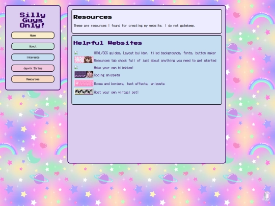resources screenshot