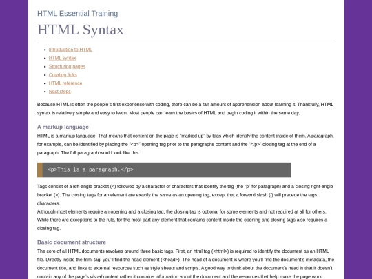 Test/syntax screenshot