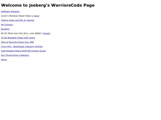 warriorscode screenshot