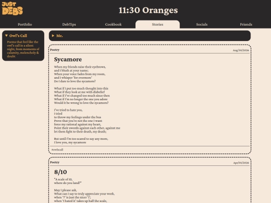 stories screenshot