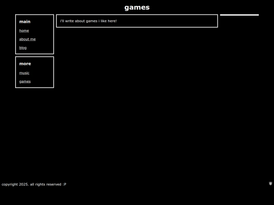 games screenshot