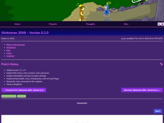projects/stinkoman/0.2.0 screenshot
