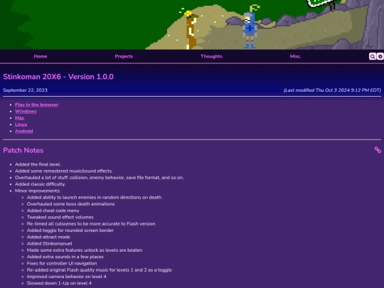 projects/stinkoman/1.0.0 screenshot