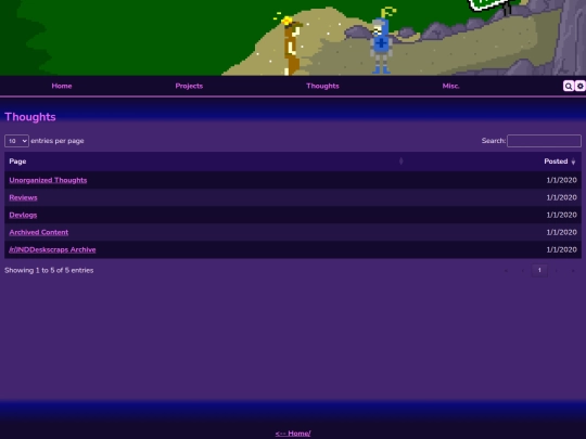 thoughts screenshot