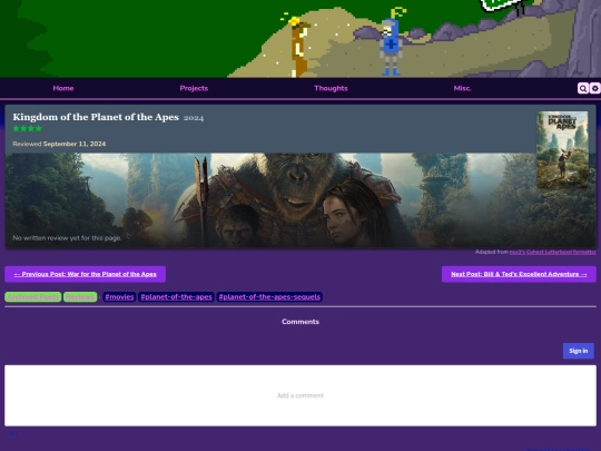 thoughts/reviews/movies/kingdom-of-the-planet-of-the-apes screenshot