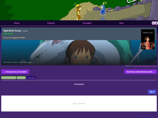 thoughts/reviews/movies/spirited-away screenshot