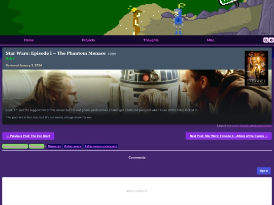 thoughts/reviews/movies/star-wars-episode-i-the-phantom-menace screenshot