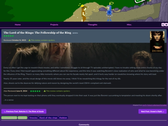 thoughts/reviews/movies/the-lord-of-the-rings-the-fellowship-of-the-ring screenshot