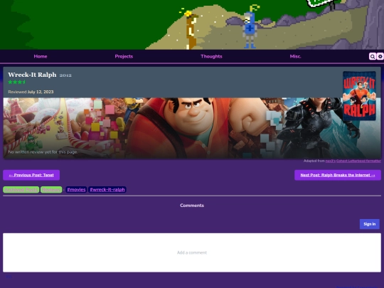 thoughts/reviews/movies/wreck-it-ralph screenshot