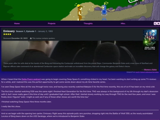 thoughts/reviews/tv/star-trek-deep-space-nine/season_1/emissary screenshot