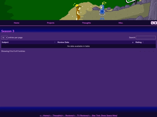 thoughts/reviews/tv/star-trek-deep-space-nine/season_3 screenshot