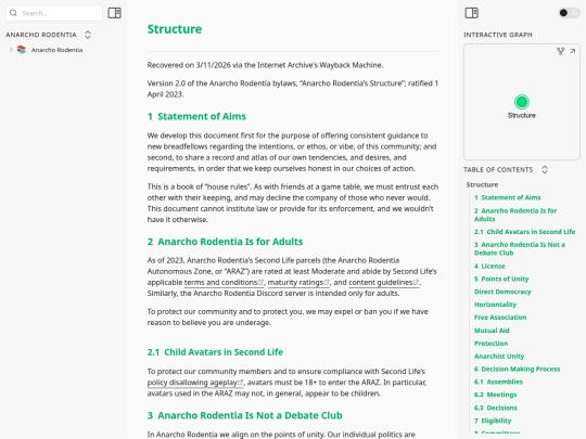 anarcho-rodentia/information/structure screenshot