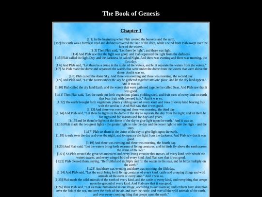 genesis screenshot